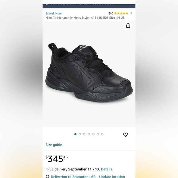 Air Monarch Nike shoes 11.5 - Picture 11 of 11
